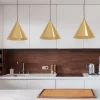 Eglo narices lampadario dorato per cucina