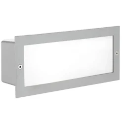 Eglo segnapasso da incasso per esterno grigio fp