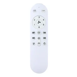 Eglo ventilatore a plafoniera da soffitto bianco led cct stanza 13mq motore dc