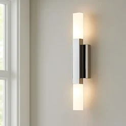Eglo alcudia applique da bagno design moderno led 3000k ip44