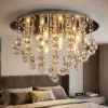 Eglo almonte plafoniera da soggiorno design elegante ip44 g9 3000k