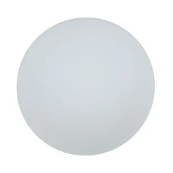 Eglo bari m plafoniera da bagno tonda in vetro bianco ip44