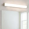 Eglo calnova applique da bagno in vetro per specchio led 4000k ip44
