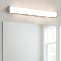 Eglo calnova applique da bagno in vetro per specchio led 4000k ip44