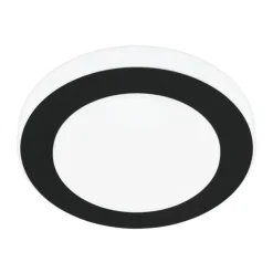Eglo capri plafoniera da bagno moderna led 3000k ip44