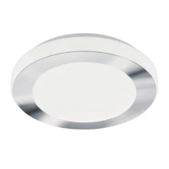 Eglo capri plafoniera da bagno circolare led 3000k ip44