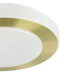 Eglo capri plafoniera da bagno colore oro led 3000k ip44