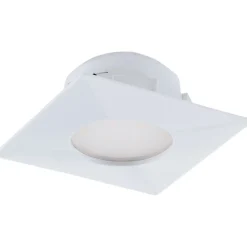 Eglo faretto da incasso a soffitto led 6w 3000k quadrato bianco fp