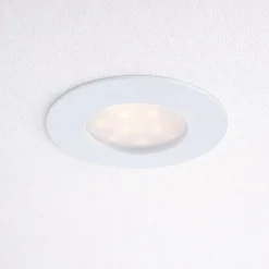 Eglo faretto da incasso 6w 3000k bianco rotondo fp
