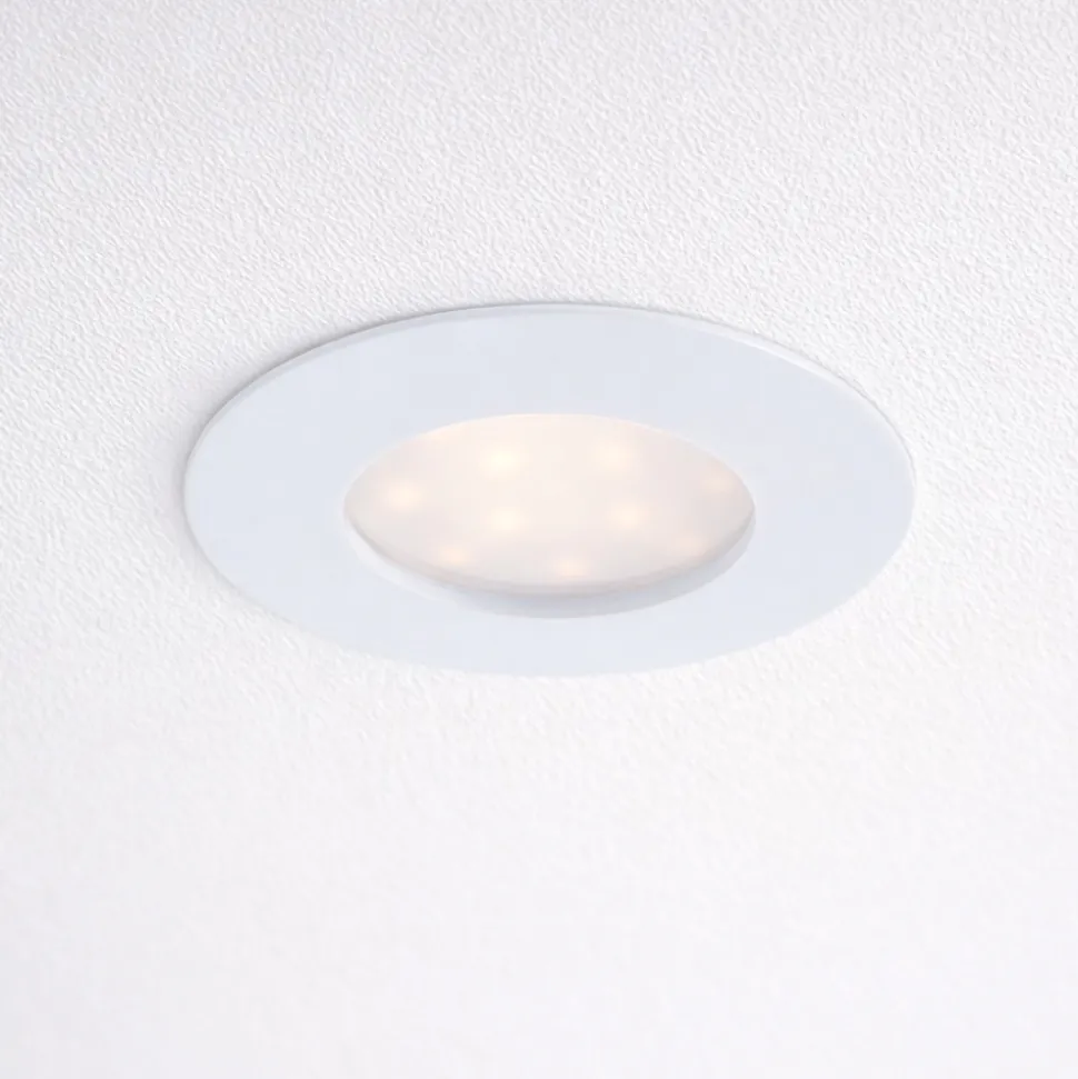 Eglo faretto da incasso 6w 3000k bianco rotondo fp