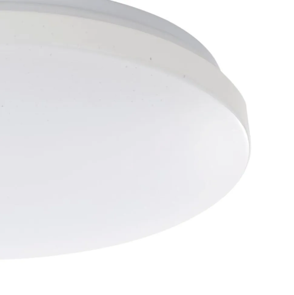 Eglo frania s plafoniera da bagno effetto cristalli led 4000k ip44