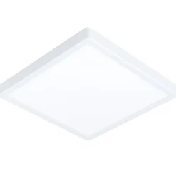 Eglo fueva plafoniera da bagno bianca quadrata led 16w da 2700k a 65000k dimmerabile