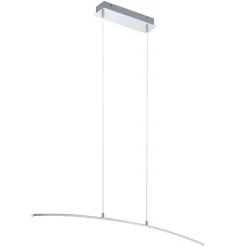 Eglo lasana lampadario led 30w 3000k cromato 30w per cucina