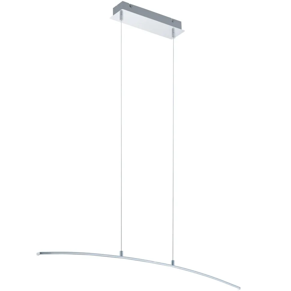 Eglo lasana lampadario led 30w 3000k cromato 30w per cucina