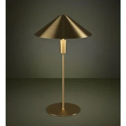 Eglo paraguay lampada da tavolo oro led dimmerabile 3000k