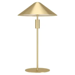 Eglo paraguay lampada da tavolo oro led dimmerabile 3000k