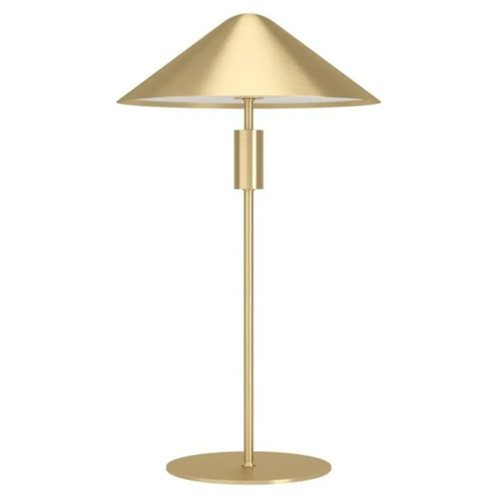 Eglo paraguay lampada da tavolo oro led dimmerabile 3000k