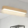 Eglo sania 6 applique da bagno design nordico per specchio led 3000k ip44