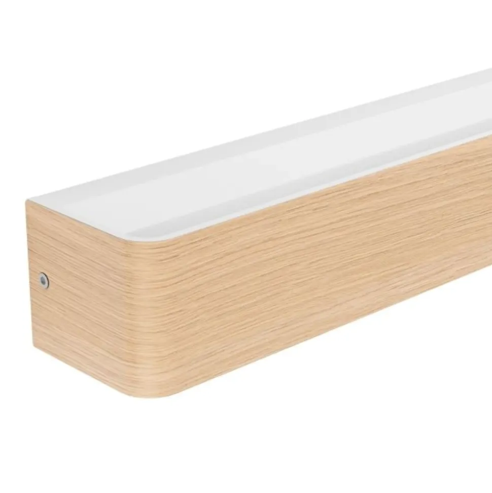 Eglo sania 6 applique da bagno design nordico per specchio led 3000k ip44