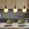 Eglo sarona lampadario per tavolo da cucina moderna nero oro