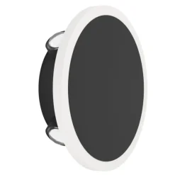 Eglo talamello applique camera da letto rotonda nera led 12w 3000k
