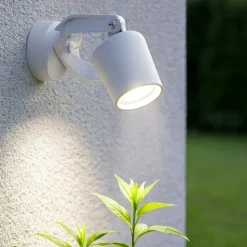 Elio pr1 ideal lux faretto orientabile per esterno bianco ip66 gu10