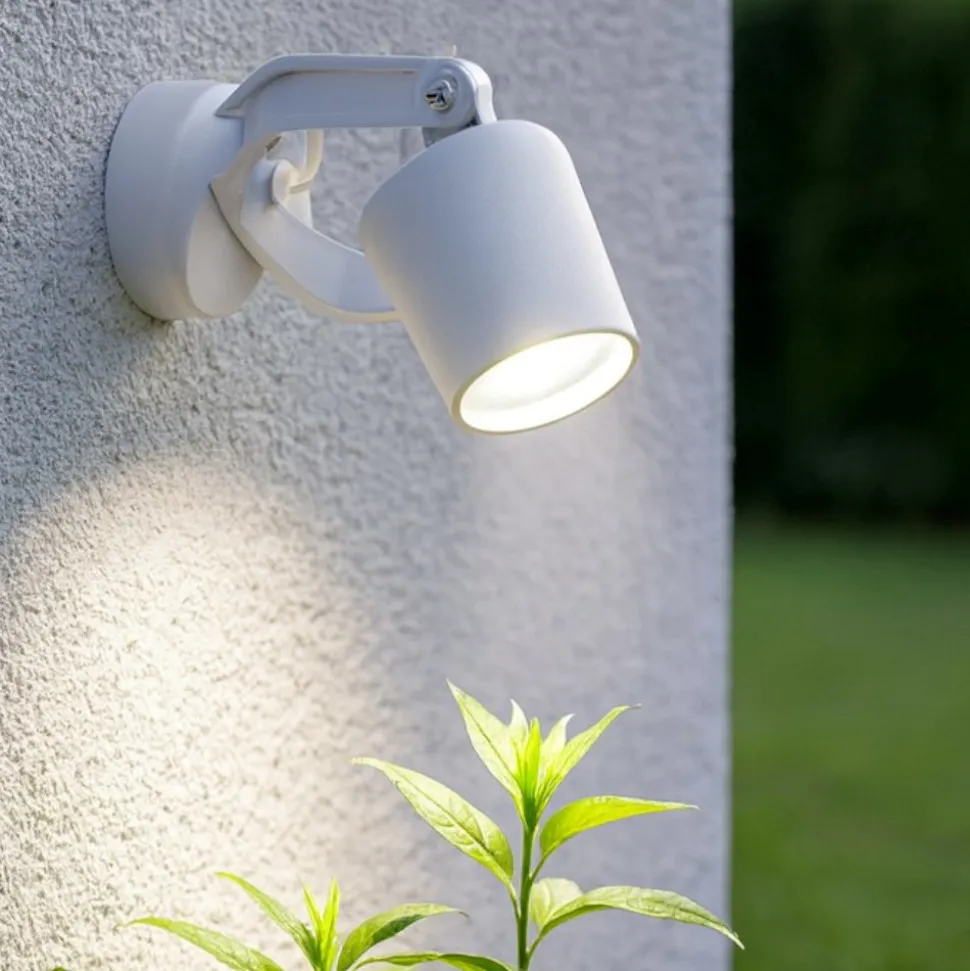 Elio pr1 ideal lux faretto orientabile per esterno bianco ip66 gu10