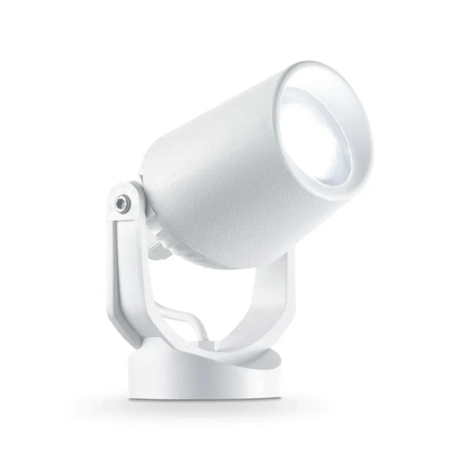 Elio pr1 ideal lux faretto orientabile per esterno bianco ip66 gu10