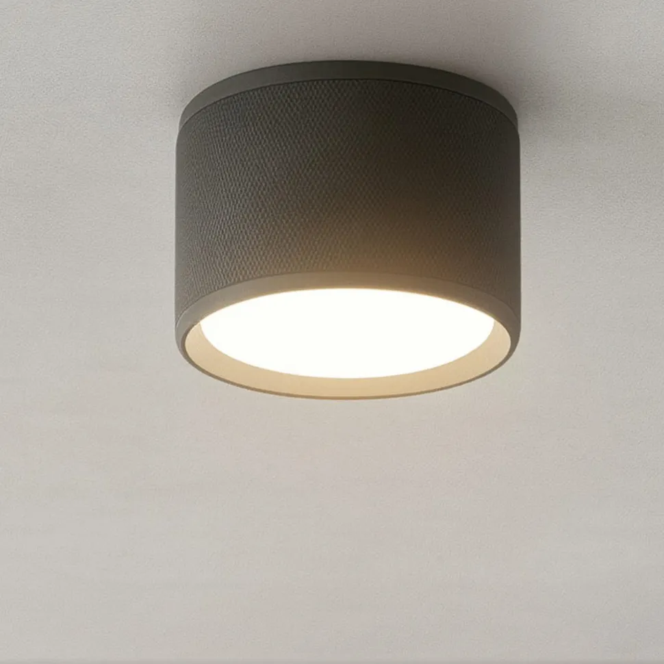 Enigma viviva faretto da soffitto antracite moderno h6cm