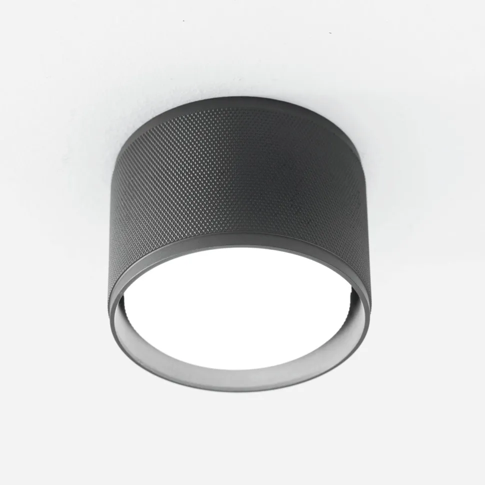 Enigma viviva faretto da soffitto antracite moderno h6cm