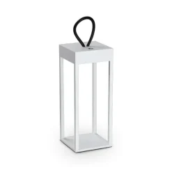 Enya tl ideal lux lampada da tavolo bianca per esterno portatile led ip54