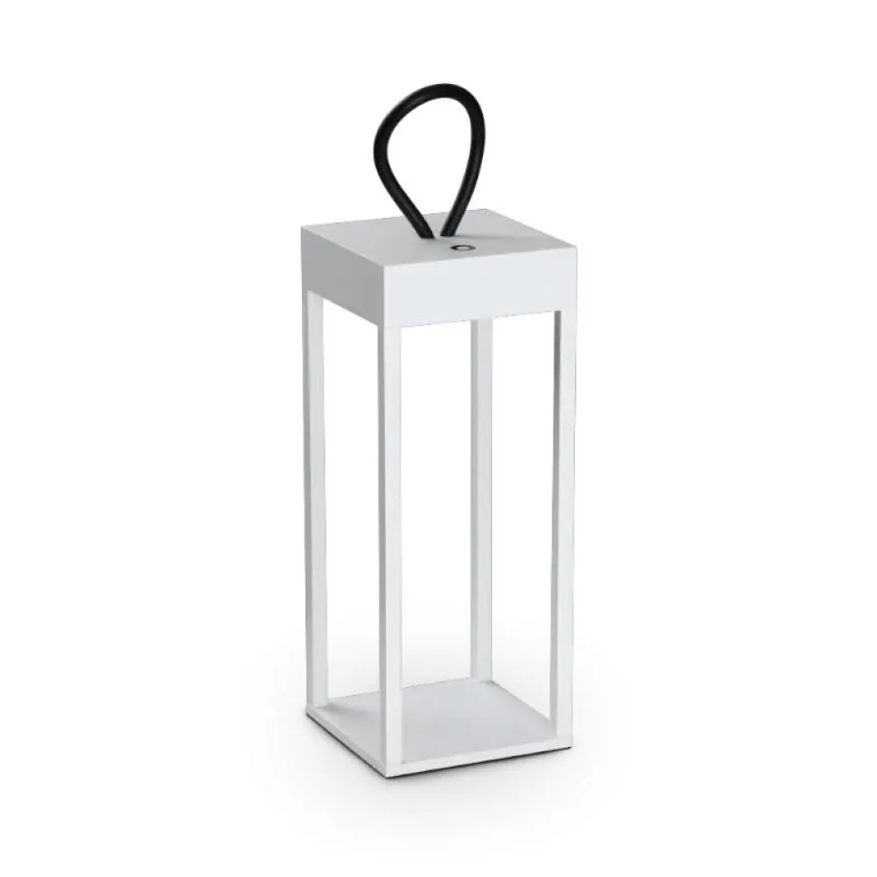 Enya tl ideal lux lampada da tavolo bianca per esterno portatile led ip54