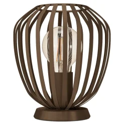 Espinal eglo lampada da tavolo marrone con illuminazione particolare