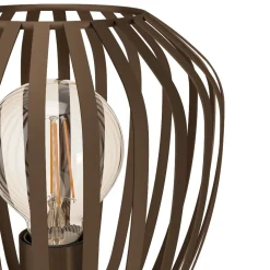 Espinal eglo lampada da tavolo marrone con illuminazione particolare