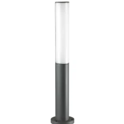 Etere pt 3000k ideal lux lampione moderno da esterno ip44 antracite led 9,5w