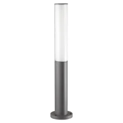 Etere pt lampione da giardino antracite led 10w 4000k ideal lux