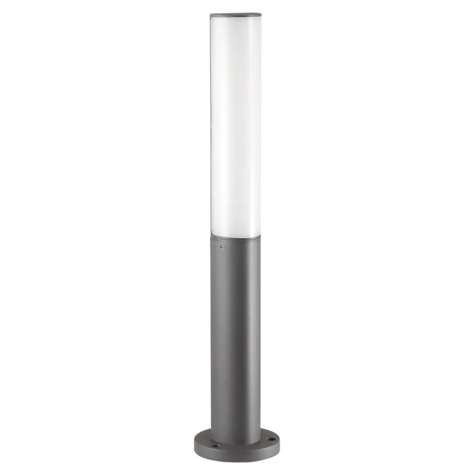 Etere pt lampione da giardino antracite led 10w 4000k ideal lux
