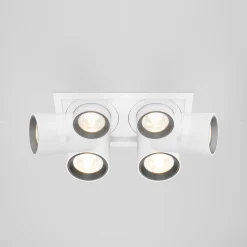 Faretti a cestello da incasso hidden bianco 2 luci led 20w 3000k 220v maytoni