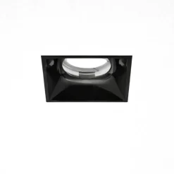 Faretti da incasso in gesso quadrato bianco nero gea luce