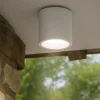 Faretto a soffitto da esterno bianco tondo led 12w 3000k ip65