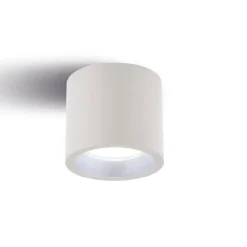 Faretto a soffitto da esterno bianco tondo led 12w 3000k ip65