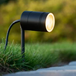 Faretto con picchetto per prato giardino per illuminazione piante
