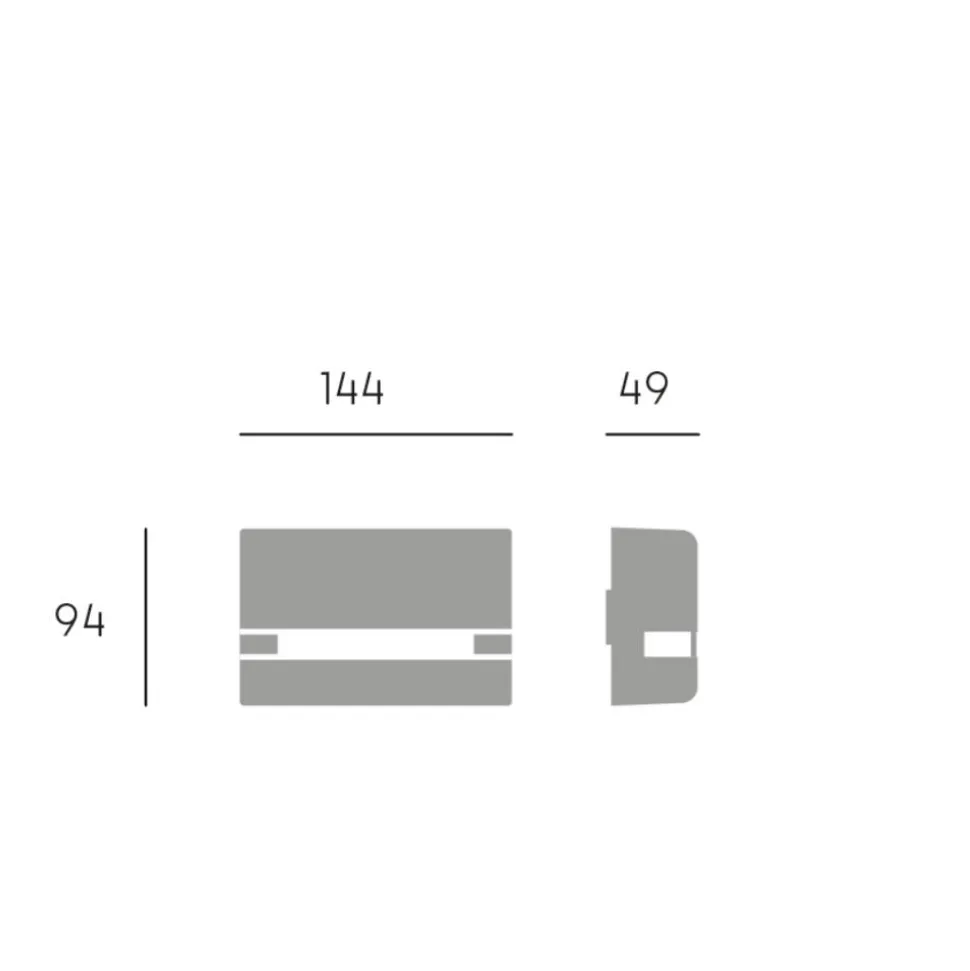 Faretto da esterni lama di luce led a pavimento 6w 3000k ip65