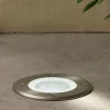 Faretto da esterno a incasso acciaio rotondo calpestabile ip65