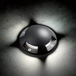 Faretto da esterno a pavimento led 10w 4000k calpestabile grafite ip65