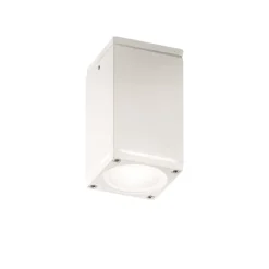 Faretto da esterno a soffitto quadrato bianco isyluce