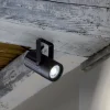 Faretto da esterno orientabile nero led 12w 3000k ip65