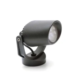 Faretto da esterno roma nero orientabile top light ip66