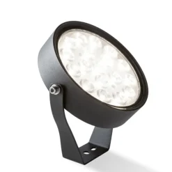 Faretto da giardino grigio con picchetto moderno led 15w 4000k