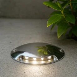 Faretto da incasso a pavimento 0,5w 6500k per esterno calpestabile rotondo